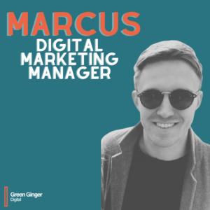 Marcus Digital Marketing Manager Black and White Portrait Photo