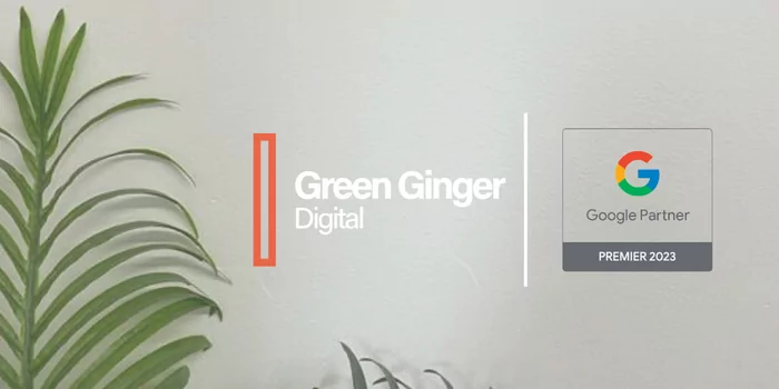 Green Ginger Digital earns Premier Partner status in the Google Partners Programme in the top 3% of UK agencies Main image